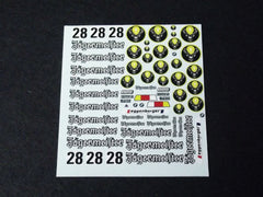 1/64 / HO BMW 2002 Alpina slot car decals.