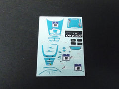 1/64 / HO BMW Z4 M Coupe GT3 slot car decals. 