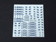 1 / 64 / HO Camel Sponsor slot car decals.
