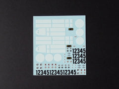 1/64 / HO Cobra Daytona slot car decals.