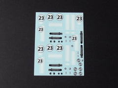 1/64 / HO Cobra Daytona slot car decals.