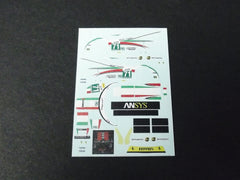 1/64 / HO Ferrari 458 Kaspersky #71 2013 slot car decals.