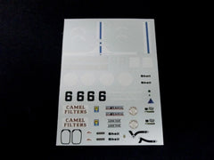 1/64 / HO Ferrari 512M slot car decals.