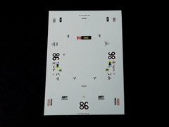 1/64 / HO Ferrari Daytona slot car decals.