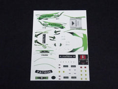 1/64 / HO Ferrari 458 GT2 slot car decals.