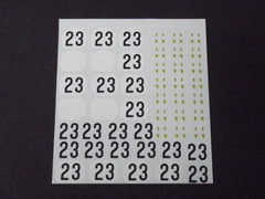 1/64 / HO Ferrari Set #3 slot car decals.