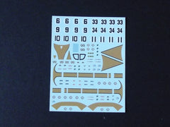 1/64 / HO Ford GT40 slot car decals.