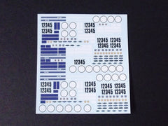 1/64 / HO Ford GT40 slot car decals.