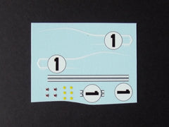 1/64 / HO Ford MK4 slot car decals.