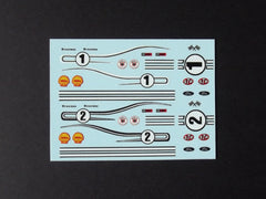 1/64 / HO Ford MK4 slot car decals.
