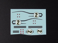 1/64 / HO Ford MK4 slot car decals.