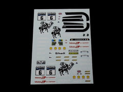 1/64 / HO Ford Escort slot car decals.