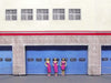 1/64 / HO resin slot car figures.