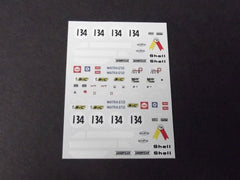 1/64 / HO Matra 650 slot car decals.