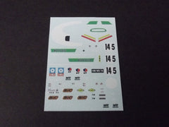 1/64 / HO Matra 650 slot car decals.