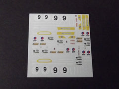 1/64 / HO Matra 650 slot car decals.