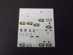 1/64 / HO Matra 660 slot car decals.