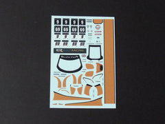 1/64 / HO McLaren GT3 slot car decals.