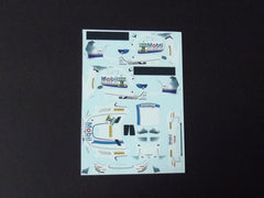 1/64 / HO Mercedes AMG GT3 slot car decals.