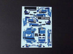 1/64 / HO Mercedes GT3 slot car decals.