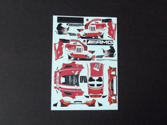1/64 / HO Mercedes GT3 slot car decals.