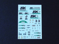 1/64 / HO Porsche 962 slot car decals.