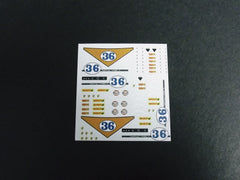 1/64 / HO Porsche 908/3 slot car decals.