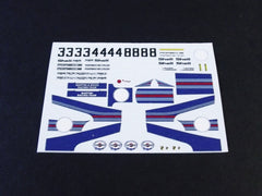 1/64 / HO slot car decals, Porsche 917 Daytona 1971.