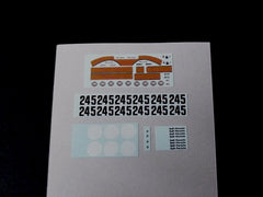 1/64 / HO Porsche 917 Gulf Sponsor slot car decals.