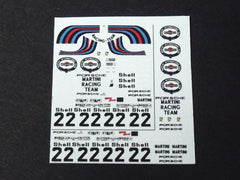 1/64 / HO Porsche 917 '71 Le Mans winner slot car decals.