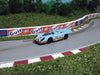 Scalextric race track diorama.