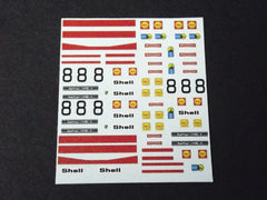 1/64 / HO Porsche 917 Shell Sponsor #8 slot car decals.