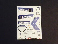 1/64 / HO slot car decals,Porsche 962 Mizuno sponsor.
