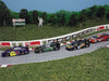 GT2 Porsche and Ferrari on routered wood track.