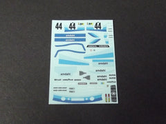 1/64 / HO Porsche 911 slot car decals.