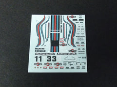 1/64 / HO Porsche 911 RSR slot car decals.