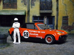 "The Stig" with AFX Porsche 914/6.