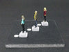 1/64 / HO Aurora AFX spectator figures.