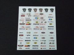 1/64 / HO Sponsors Sheet #46 slot car decals.