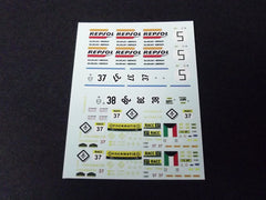 1/64 / HO Sponsors Sheet #56 slot car decals.