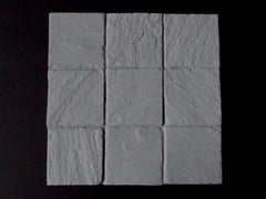1/12 scale square flagstone pavers.
