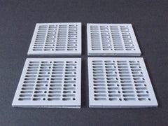 Science Fiction diorama floor grates.