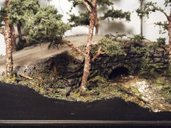 1/72 diorama European stone bridge kit.