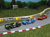 1/32, 1/64, HO slot car track diorama.