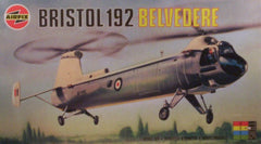 1/72 scale Bristol 192 Belvedere helicopter model kit.