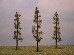 Cedar 4" Pro Series 3 Pk. trees for dioramas & slot car layouts.