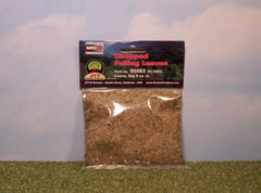 Coarse chopped fallen leaves for dioramas & slot car scenery.