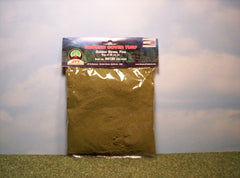 Fine Golden Straw scenic turf for dioramas & slot car layouts.