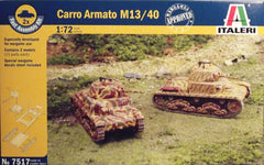 1/72 military model kits. 2 model tanks in 1 box. 2 versions.