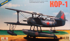 1/72 scale WW 2 Soviet KOP - 1 seaplane model aircraft kit.